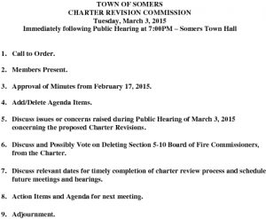 Icon of 20150303 Charter Revision Commission Agenda